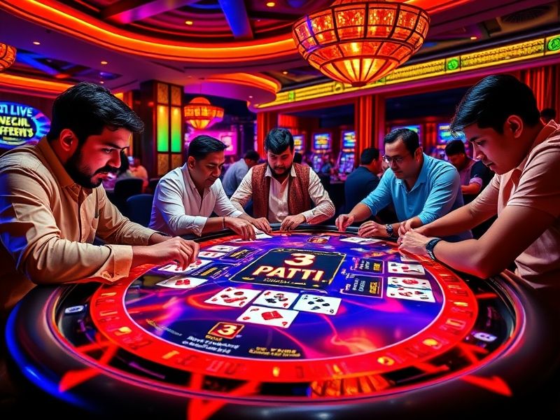 3 Patti Live brings the excitement of the popular Indian card game to your screen in real time! Enjoy live dealer games, immersive gameplay, and high-stakes betting, all with the convenience of playing from home.